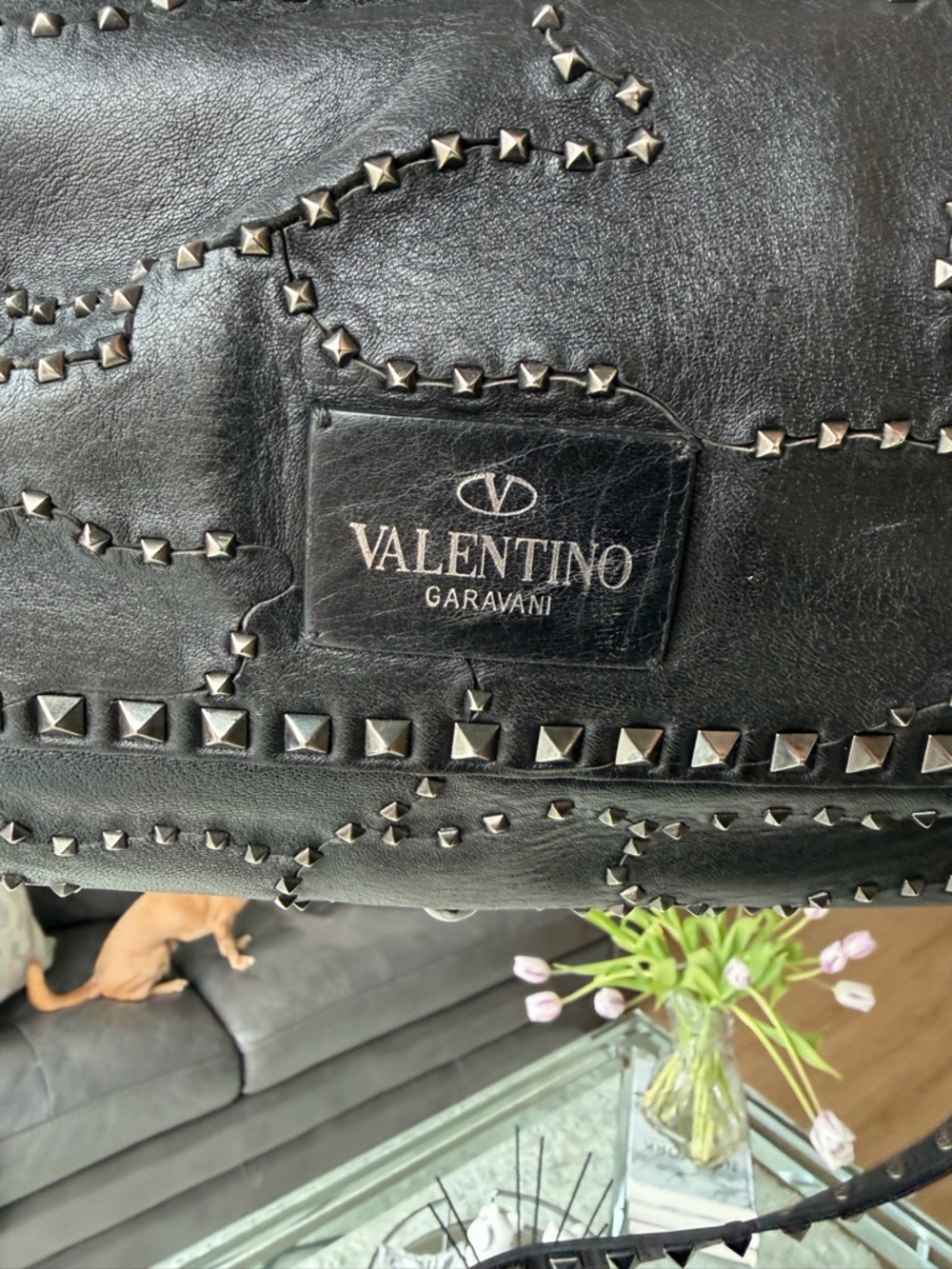 Limited Edition Valentino Rockstud Tote - Picture 6 of 9